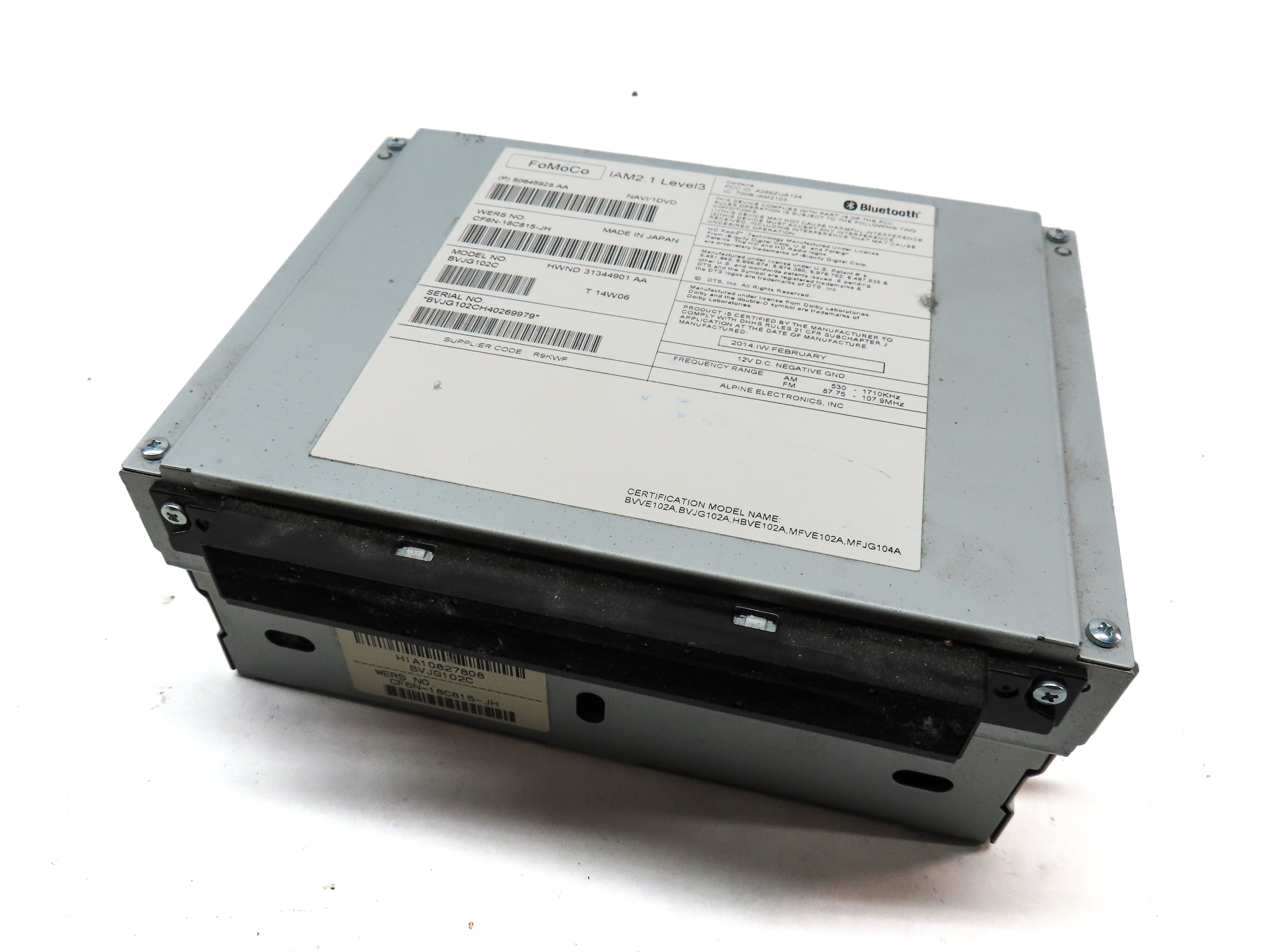 12-16 RANGE ROVER SPORT EVOQUE LR4 (L320 L405 L494 L538) CD NAV STEREO RECEIVER — exact item pictured